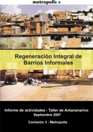 Regeneración Integral de Barrios Informales - Metropolis