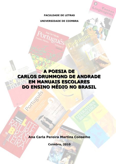 Poesias de Carlos Drummond para Serem Trabalhadas PDF, PDF, Poesia