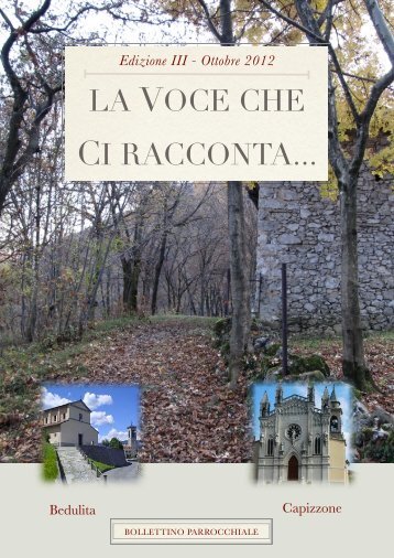 La voce che ci racconta ottobre 2012 - Comune di Capizzone