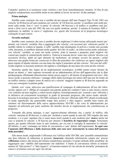 MEDICINA NUCLEARE - Crosetto Foundation