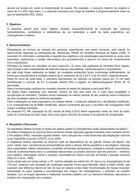 estudo comparativo da capacidade funcional aeróbia a ... - Unimep