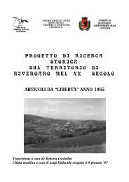 Articoli da Libertà anno 1965 - Centro di Lettura di Rivergaro