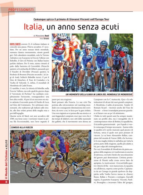 giro d'onore - Federazione Ciclistica Italiana