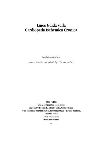 Linee Guida sulla Cardiopatia Ischemica Cronica - Anmco