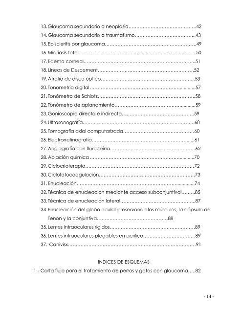 glaucoma en el perro.pdf - Facultad de Medicina Veterinaria y ...