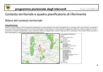 Cenni introduttivi - Parco Grugnotorto Villoresi