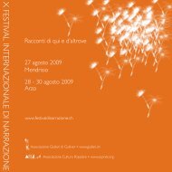 programma completo manifestazione (5,2 Mb) - Festival di narrazione