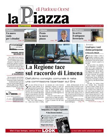 La Regione tace sul raccordo di Limena - Comune di Villafranca ...