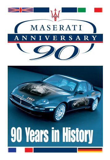 90 Years of History - Maserati Club Schweiz