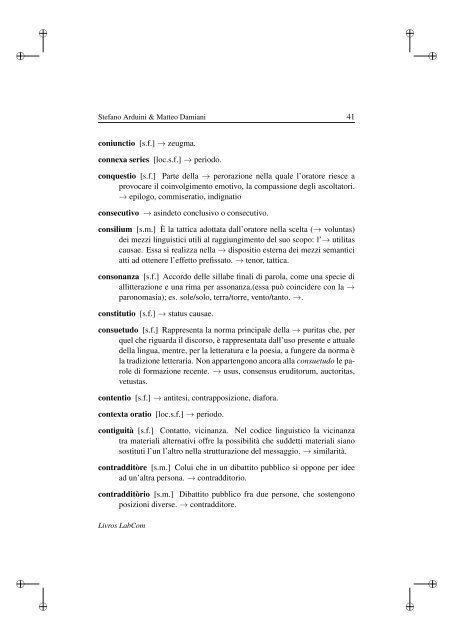 Dizionario di retorica - Livros LabCom - UBI