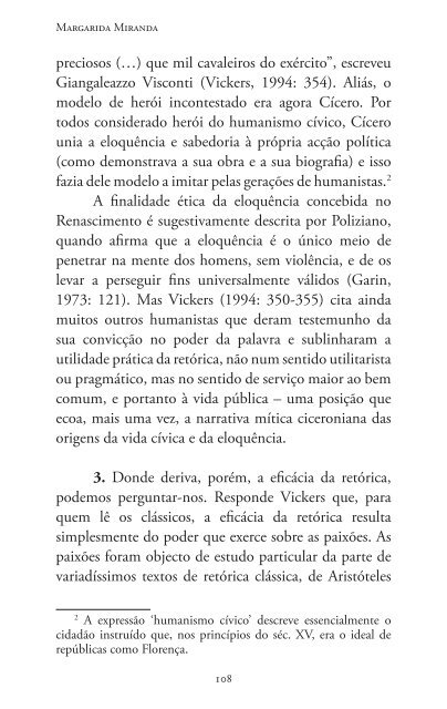 Homo eloquens homo politicus. A retórica e a construção da cidade ...