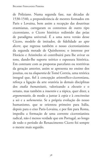 Homo eloquens homo politicus. A retórica e a construção da cidade ...