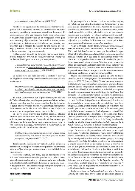 Panace@ - Boletín de Medicina y Traducción - Vol. VII núm. 23 ...