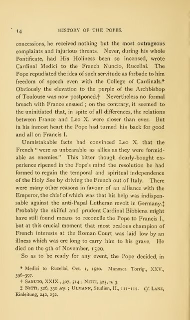 The history of the popes, from the close of the middle ages : drawn ...