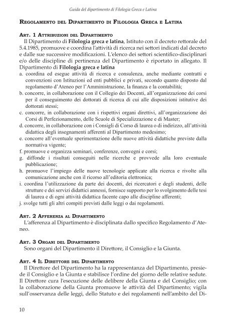 Guida del Dipartimento a.a. 2008-9 - Sapienza Università di Roma