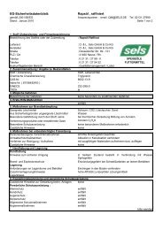 EG-Sicherheitsdatenblatt: Rapsöl , raffiniert - O. & L. Sels GmbH