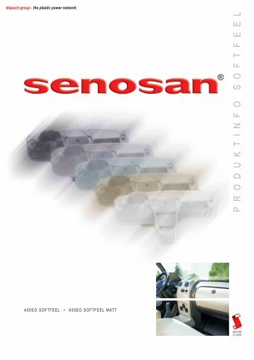 senosan ® A50EG SOFTFEEL MATT - Senoplast