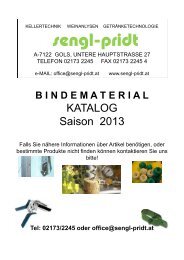 Produktkatalog als Download - Sengl-Pridt