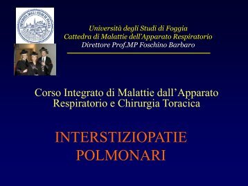 INTERSTIZIOPATIE POLMONARI - laprimapietra - Altervista