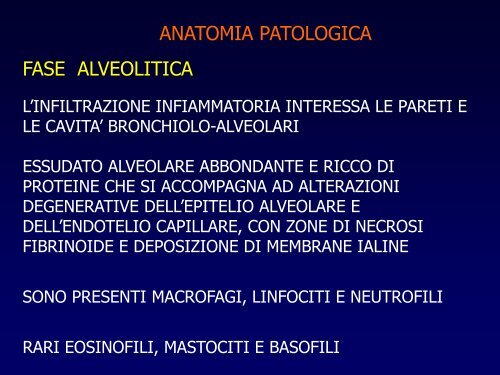 INTERSTIZIOPATIE POLMONARI - laprimapietra - Altervista