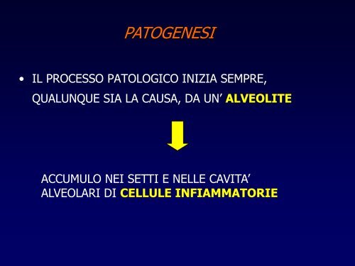 INTERSTIZIOPATIE POLMONARI - laprimapietra - Altervista