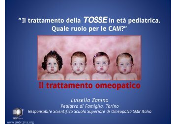 Il i Il trattamento omeopatico trattamento omeopatico Luisella ... - Fimp