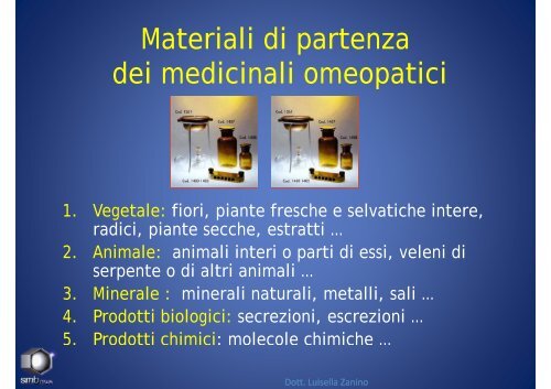 Il i Il trattamento omeopatico trattamento omeopatico Luisella ... - Fimp