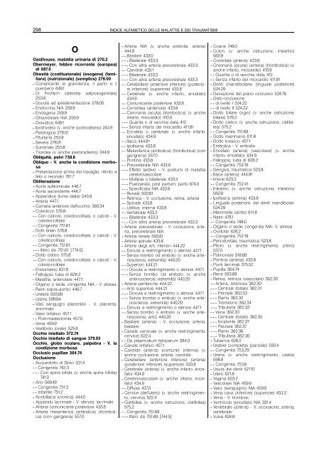 indice alfabetico delle malattie e dei traumatismi - Regione Piemonte