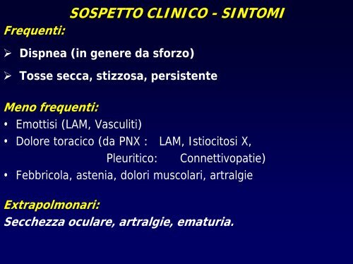 Le pneumopatie diffuse - vitarubata