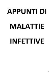 appunti di malattie infettive - Medici UNISA - mediciunisa.it