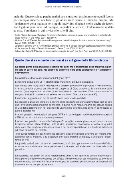 Fibrosi Cistica: parliamone insieme - Parte terza: l'età adulta