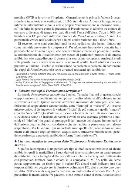 Fibrosi Cistica: parliamone insieme - Parte terza: l'età adulta