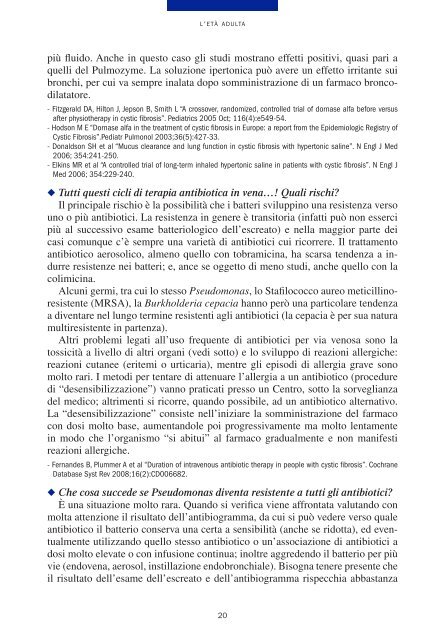 Fibrosi Cistica: parliamone insieme - Parte terza: l'età adulta