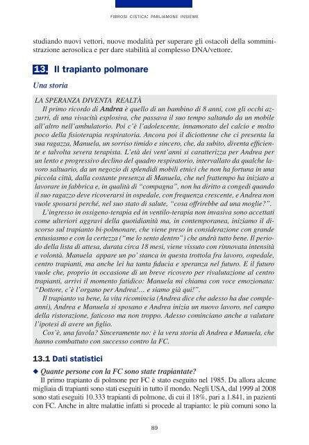 Fibrosi Cistica: parliamone insieme - Parte terza: l'età adulta