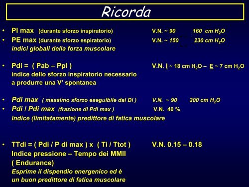 Introduzione – Anatomia funzionale – Sintomi respiratori - Medicina ...