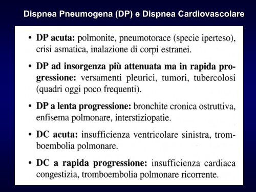 Introduzione – Anatomia funzionale – Sintomi respiratori - Medicina ...