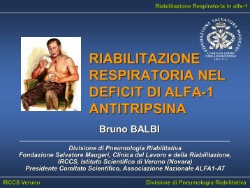 Riabilitazione Respiratoria - Associazione Nazionale Alfa1-At, onlus