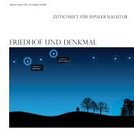 FRIEDHOF uND DENKMAL - Museum für Sepulkralkultur