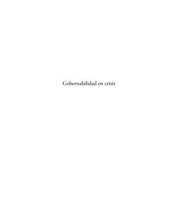 Gobernabilidad en crisis - Insumisos