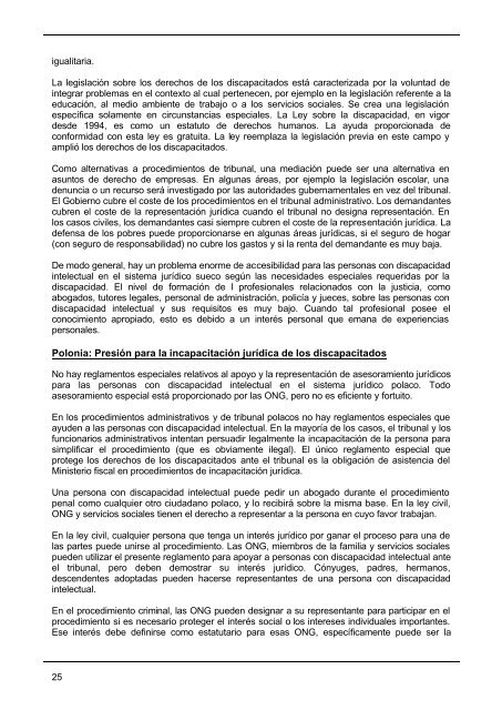 Justicia, Derechos e Inclusión para las Personas con Discapacidad Intelectual