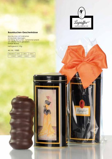 Baumkuchen-Geschenkdose