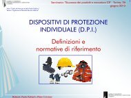 DISPOSITIVI DI PROTEZIONE INDIVIDUALE (D.P.I.) Definizioni e ...