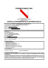cartella infermieristica informatizzata - Forum PA