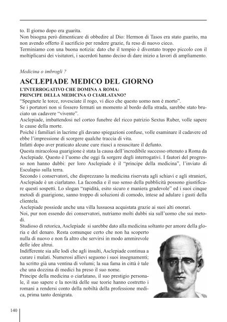 Attualità e storia in medicina. Selezioni di Elodio Perani - la Notizia