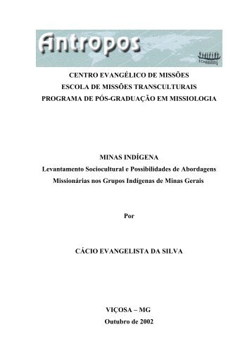 SEGUNDA PARTE Minas Indígena - Instituto ANTROPOS