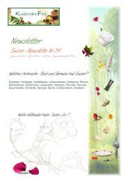 Kuechenfee-Newsletter # 54