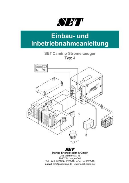 Einbau- und Inbetriebnahmeanleitung - Stange Energietechnik GmbH