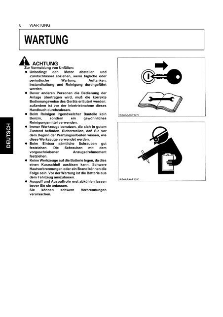 Werkstatthandbuch Kubota Z482 - 722