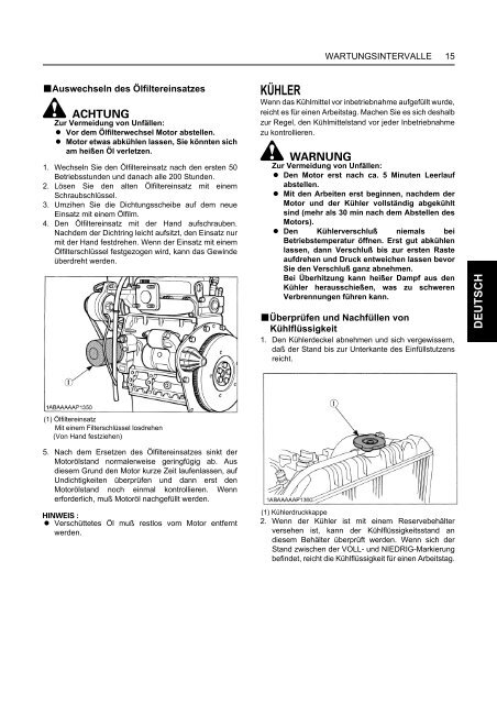 Werkstatthandbuch Kubota Z482 - 722