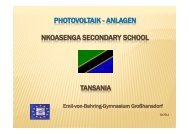 Projektvorstellung NKOASENGA SECONDARY SCHOOL